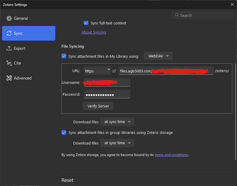 Fill in your details, then click "Verify Server".